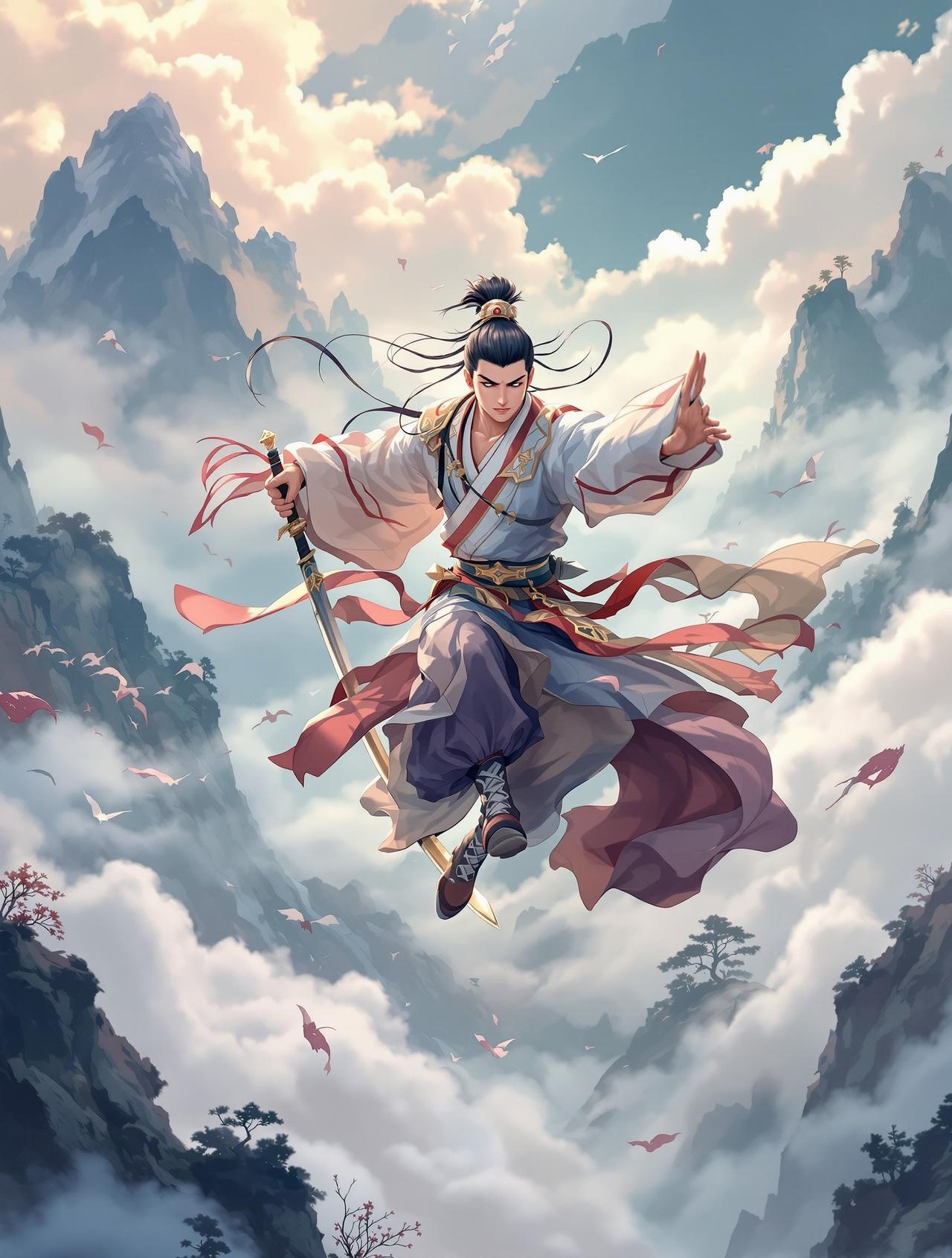 ai漫剧片子 - 青云仙途，仙侠修真题材短剧，平凡少年林青云偶得上古传承，踏上修仙之路。在宗门纷争与爱恨纠葛中，他能否突破天道桎梏，成就无上仙途？